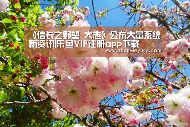 《信长之野望 大志》公布大量系统新资讯|乐鱼VIP注册app下载(图1) leyu sports